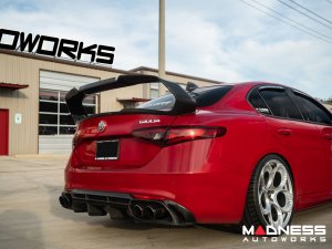 Alfa Romeo Giulia Rear Diffuser - Carbon Fiber - Quadrifoglio Model
